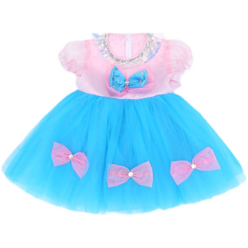 六一儿童舞蹈蓬蓬纱裙演出服无敌小可爱幼儿公主裙舞蹈表演服装女