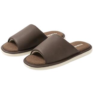 远港男士pu皮质拖鞋夏季家用防滑室内防水吸汗防臭女家居春秋四季