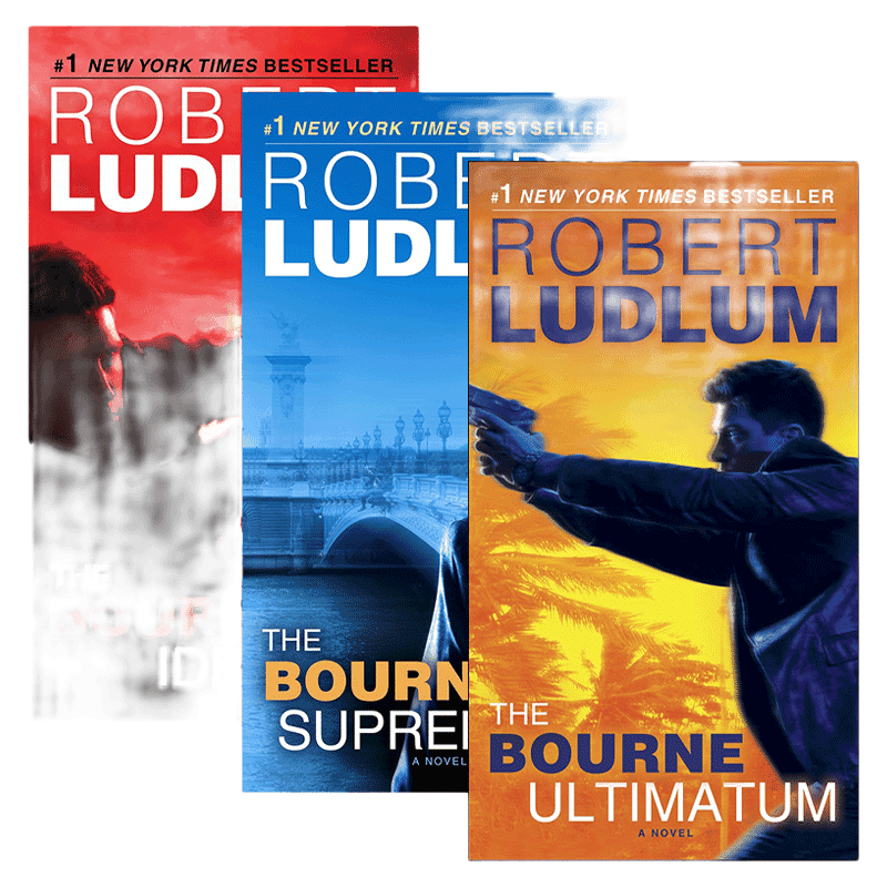 英文原版小说 Jason Bourne 谍影重重3册 John Grisham约翰·格里森姆 The Bourne Identity/Supremacy/Ultimatum 英文版 进口书籍