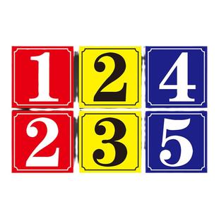 厂房仓库大门号码牌户外防水数字标识牌门工车间仓物业单元楼定制