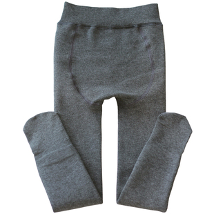 竖条纹西瓜裆儿童打底裤女加绒款中大女童连脚高弹保暖百搭脚变薄