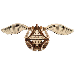 UGEARS金色飞贼哈利波特周边模型拼装拼图积木模型男生日礼物玩具