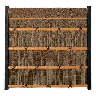 日式竹篱笆庭院景观栅栏别墅围栏名宿隔断装饰防腐木围墙户外屏风