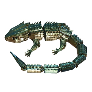 蜥蜴石龙子3D打印玩具全身关节灵活可动潮玩解压礼物摆件儿童玩具