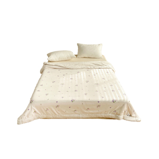 铃兰颂诗 插画师原创碎花羊羔毛绒毯冬季奶油绒保暖加厚双层盖毯