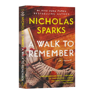 初恋的回忆 英文原版小说 A Walk to Remember 同名电影原著 尼古拉斯斯帕克斯Nicholas Sparks 恋恋笔记本瓶中信作者英语书籍