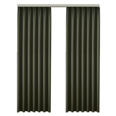 静音窗帘轨道架子罗马杆单杆双杆滑轨导轨滑轮顶装侧装挂钩式直轨