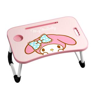 三丽鸥床上小桌子学习桌可折叠笔记本电脑桌家用懒人卧室飘窗书桌儿童阅读桌学生宿舍吃饭写作业小桌板写字桌