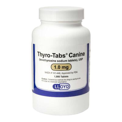 宠物左旋甲状腺素片减退狗甲减