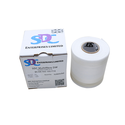 祈色SDC多纤维布六色布ISO多纤维布水洗色牢度测试布贴衬织物布