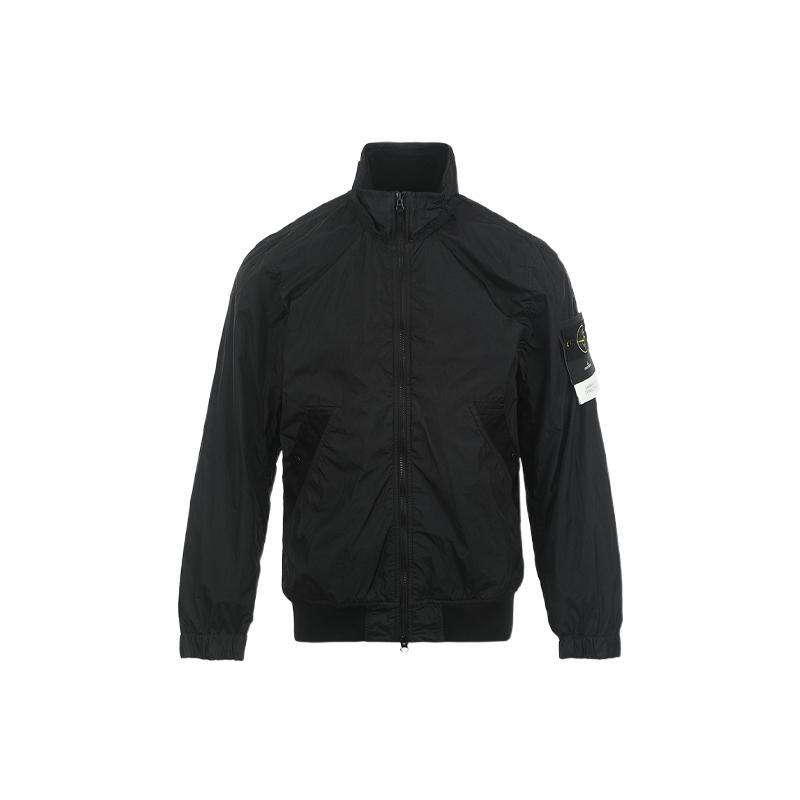 【自营】STONE ISLAND石头岛男士SS26立领拉链logo徽章夹克外套