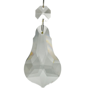 吊灯水晶吊坠配件客厅灯玻璃弯臂葫芦挂件吊灯上的水晶玻璃球吊链