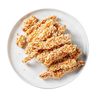 雪花排条快餐油炸小吃鸡柳鸡胸肉