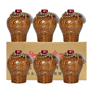 女儿红精品五年陈酿绍兴黄酒花雕酒糯米酒1.5L*6坛装正宗老黄酒