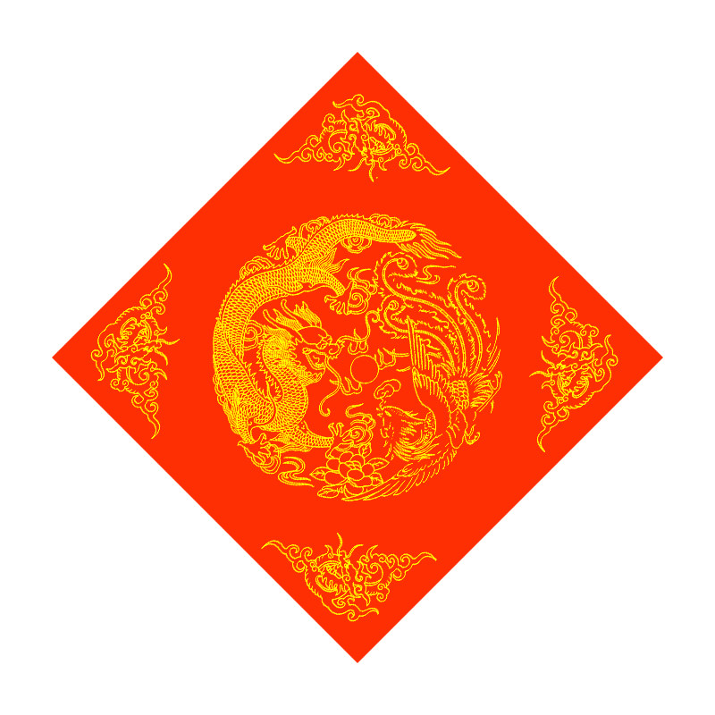 皖香对联斗方横批万年红春联福字手写书法宣纸 万年红空白纸春联对联纸手写半熟大红宣纸福禄寿喜庆大红纸