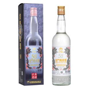 金门高粱酒58度白金龙600ml原装正品纯粮食750ml高度白酒送礼瓶装
