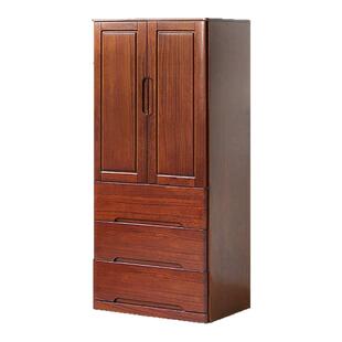 实木斗柜储物柜卧室客厅靠墙边柜窄款五斗橱带门柜子收纳柜五斗柜