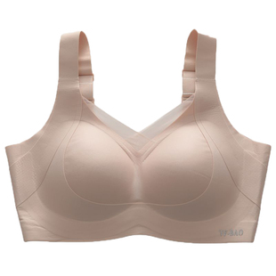 安琪儿内衣女薄无钢圈聚拢上托收副乳无痕运动粉底液文胸罩CD286