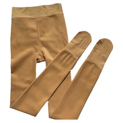 SK打底裤薄绒加肥水光面膜裤