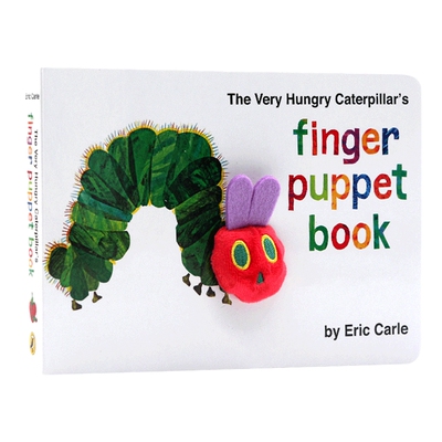 英文原版绘本 The Very Hungry Caterpillar Finger Puppet Book 好饿的毛毛虫 手偶书纸板书 艾瑞卡尔 英文版 进口英语原版书籍