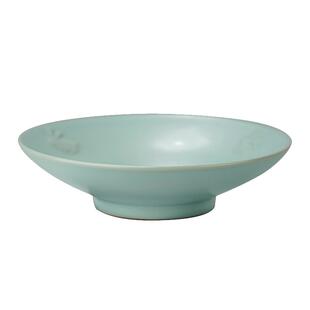 汝窑壶承小号汝瓷茶盘开片复古干泡台景德镇陶瓷养壶茶承托礼盒装