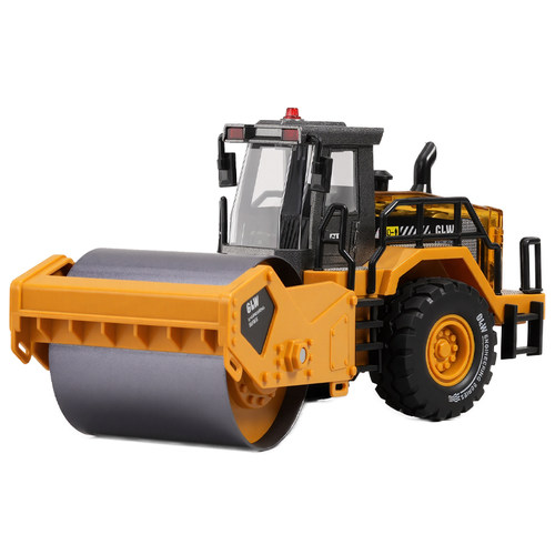 超大号合金压路机1:40工程车模型玩具1-2岁3宝宝婴儿仿真摆件男女