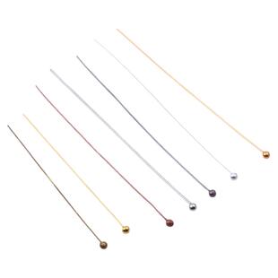 200根/包diy手工制作首饰 球头针圆头针耳坠耳钉耳环饰品配件材料