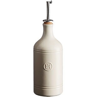 法国Emile Henry陶瓷油壶密封 橄榄油瓶防漏厨房酱油醋瓶自动开合