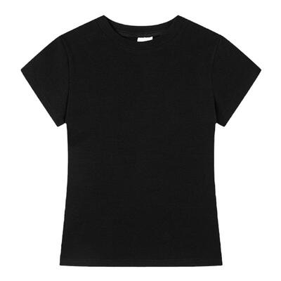 UNRETRO复古重磅短款修身短袖T恤