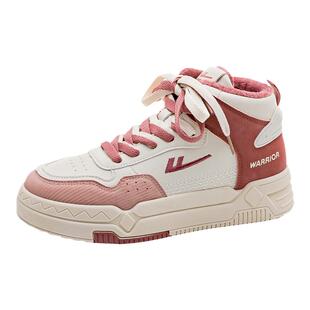 回力高帮女鞋秋冬款2025新款棉鞋女冬加绒加厚冬季运动板鞋子女款