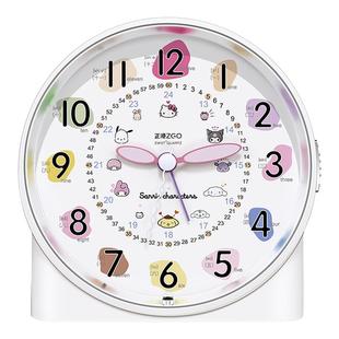 三丽鸥联名儿童闹钟早教小孩自律桌面闹表 学生女孩学习静音时钟