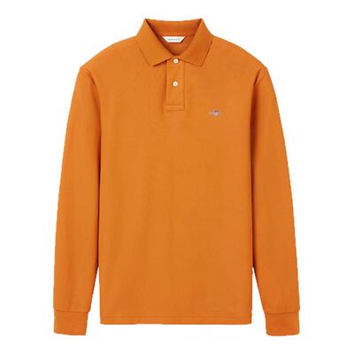 GANT/甘特秋冬男士翻领长袖T恤衫