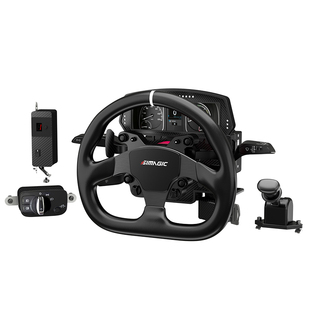 蒙小生欧卡2模拟改装赛车方向盘外设仪表盘 气刹 灯光雨刮 转向灯