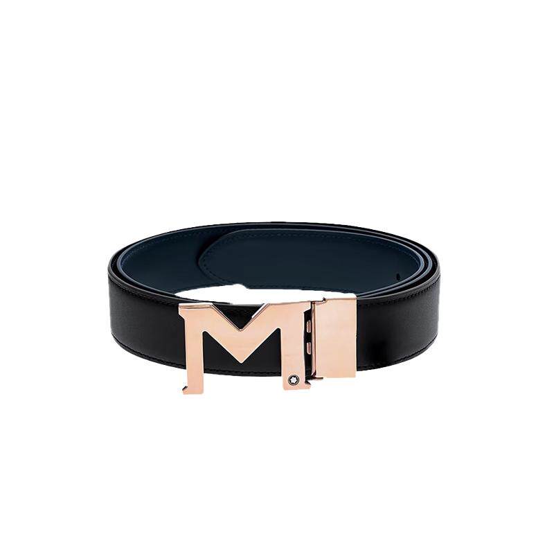 万宝龙MONTBLANC男M形牛皮革