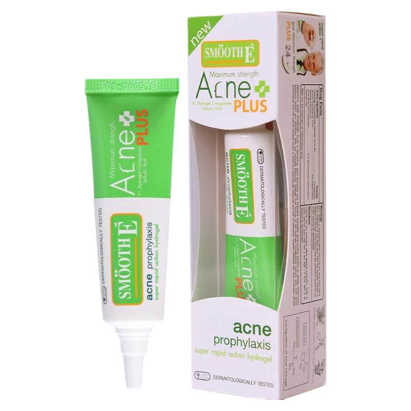 泰国smooth acne绿管祛痘膏去青春痘粉刺男女快速祛除痘修复疤印