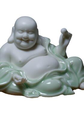 汽车载摆件陶瓷观音如来弥勒中式