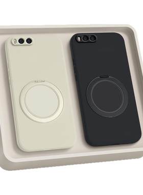 适用小米note3手机壳小米play新款miplay硅胶n0te保护套nont支点壳带支架全包minote3防摔闹特not磁吸男mi女