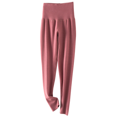 双面磨毛徳绒无痕发热保暖裤