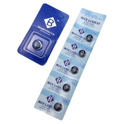 超级蓝钻职业皮头台球杆头枪头