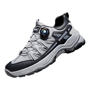 回力男鞋户外登山鞋春季厚底耐磨男款低帮徒步鞋软弹男士运动鞋子