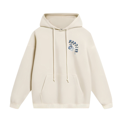 李宁连帽卫衣男2025秋季新款上衣