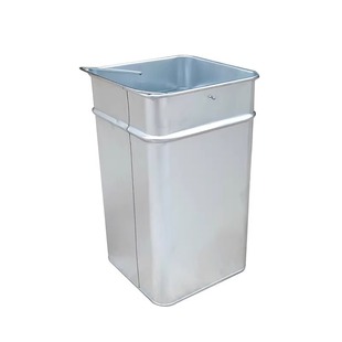 酒店垃圾桶内胆果皮箱不锈钢烟灰铁皮内桶镀锌板方形收纳铁筒配件