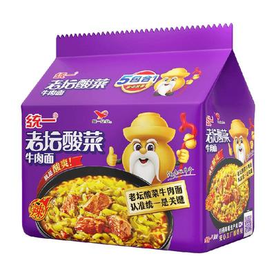 统一经典口味方便面