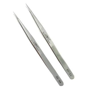 LOMOT无磁不锈钢镊子尖头SS-SA特细夹子手机手表精密维修工具套装