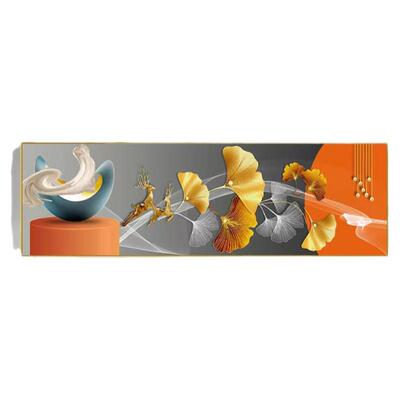 主卧装饰画横版卧室床头画轻奢酒店房间背景墙画温馨撒气单幅挂画