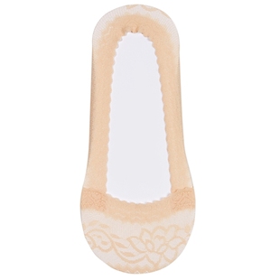 YEARCON/意尔康女袜船袜隐形夏季浅口薄款女士高跟鞋袜子5双装