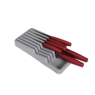 厨房抽屉刀叉收纳盒托盘餐具汤勺刀叉分隔整理器抽拉式收纳沥水架