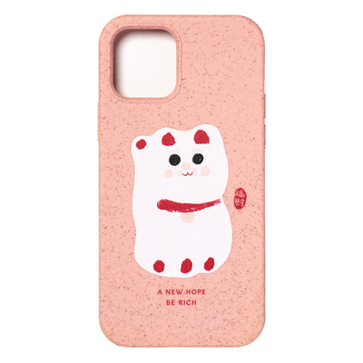 日系可爱招财猫适用苹果TPU软壳