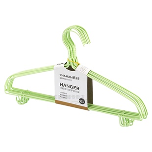 茶花无痕衣架加厚加粗挂衣晾衣架家用宿舍卧室护肩衣服撑子晒衣服