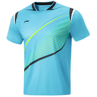 李宁乒乓球衣服男马龙同款运动服短裤套装女款短袖上衣高端队服